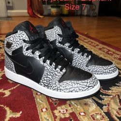 Air Jordan 1 Black Elephant