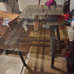 Glass Table & Couch