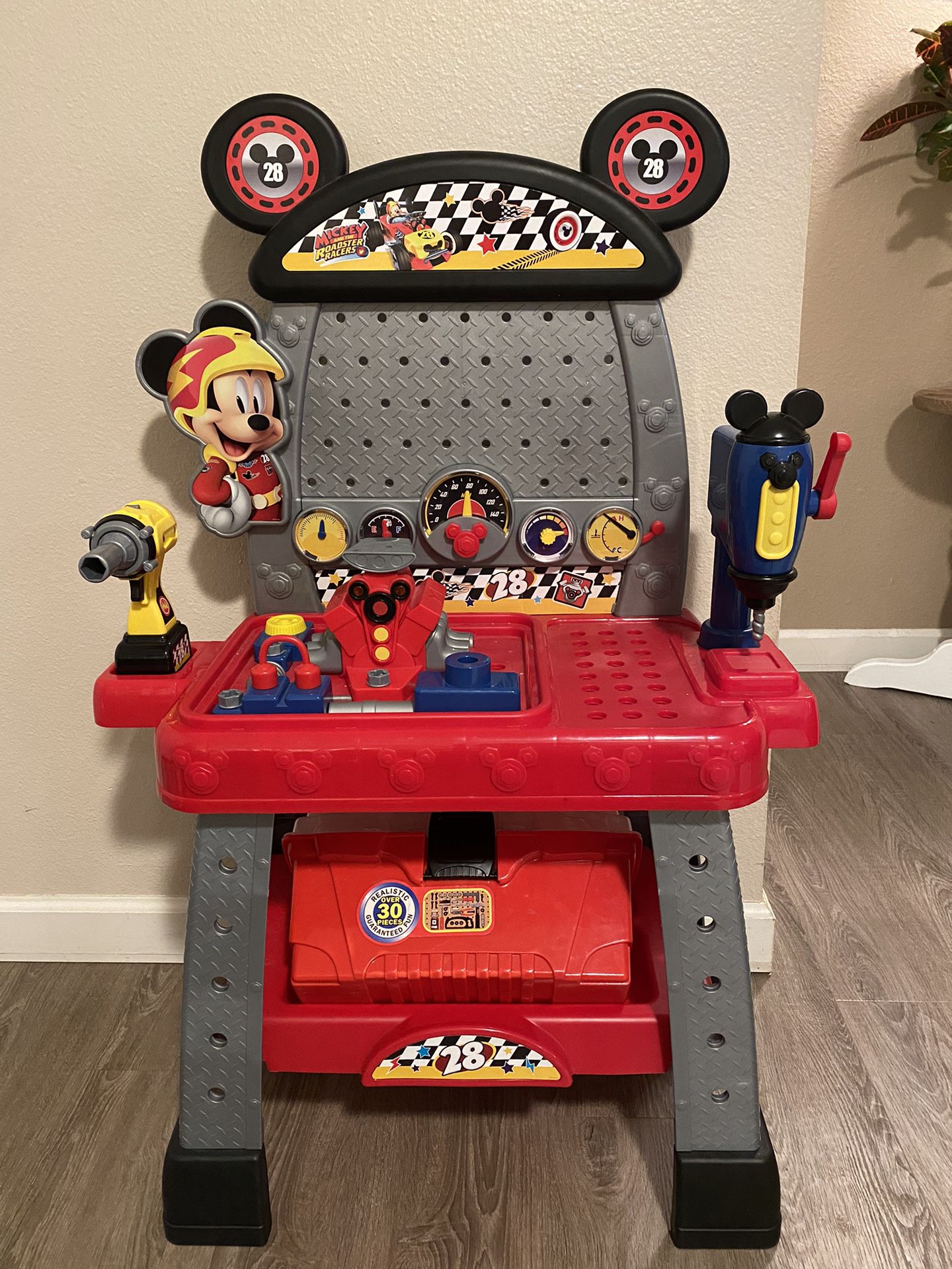 Mickey Mouse Tool Shop and Tool box
