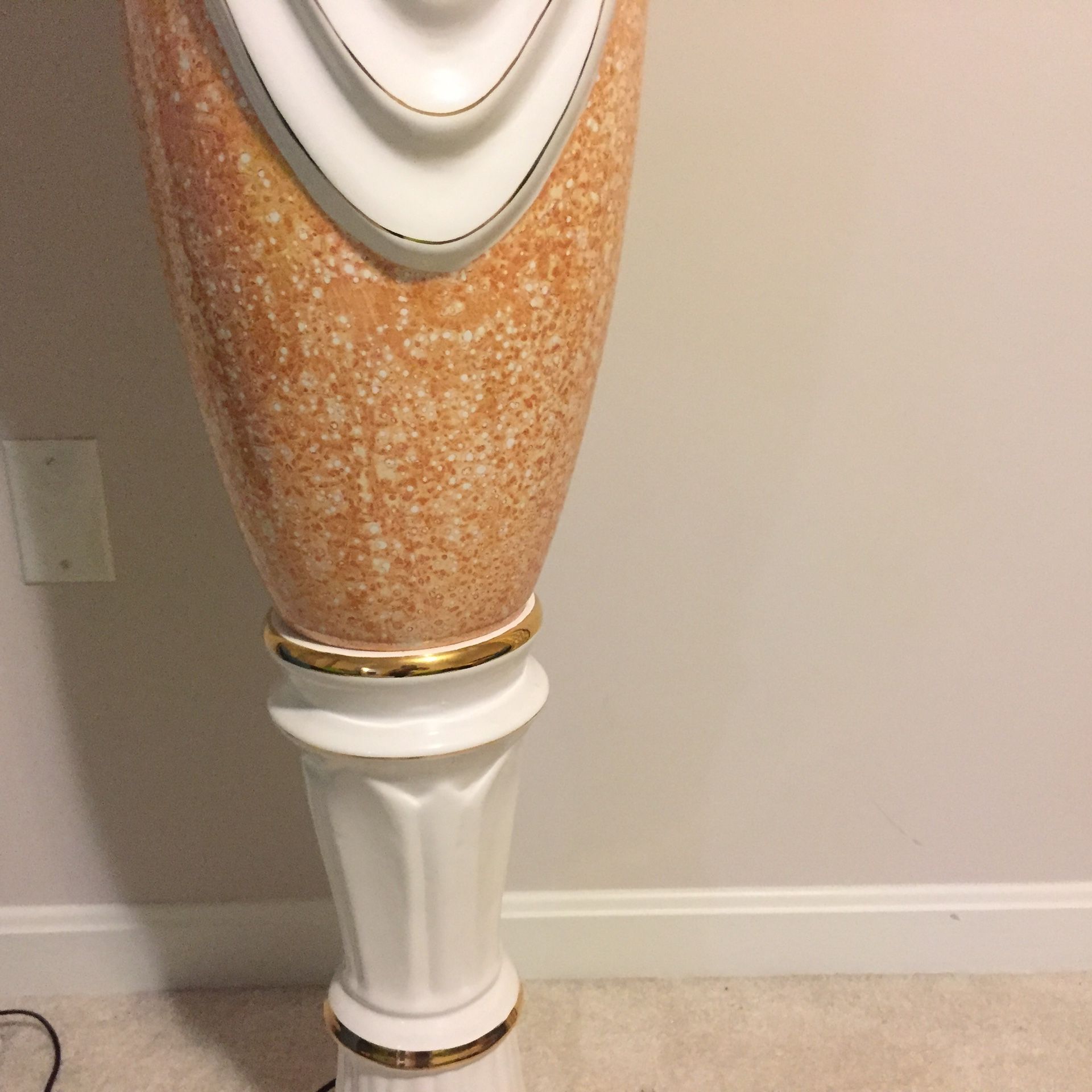 Nice porcelain floor lamp reg $120 now $100 brand new
