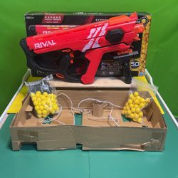 Nerf Rival Perses MXIX-5000 Blaster – Excellent Condition with Flashlight Grip & 100 Rounds!