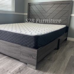King Size Plain W Ortho Matres!!!!