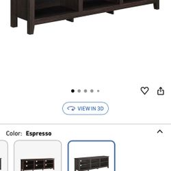Tv Stand In Espresso Brown 