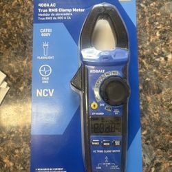 Kobalt Digital Display Clamp Meter Multimeter 400 Amp 600V