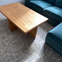 Large Solid Wood Coffee Table