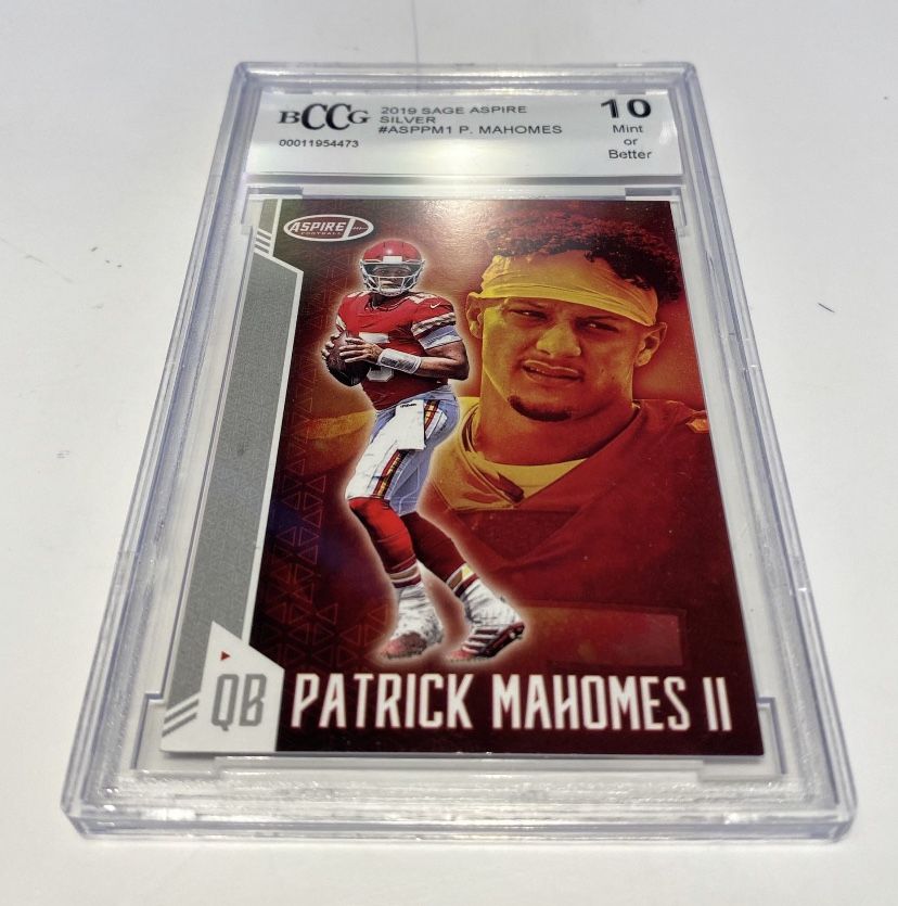 Patrick Mahomes II 2019 SAGE Aspire #ASPPM1 (BCCG 10)