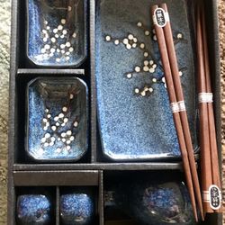 Sushi & Saki Serving Set