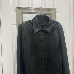 Man Leather Jacket Size L