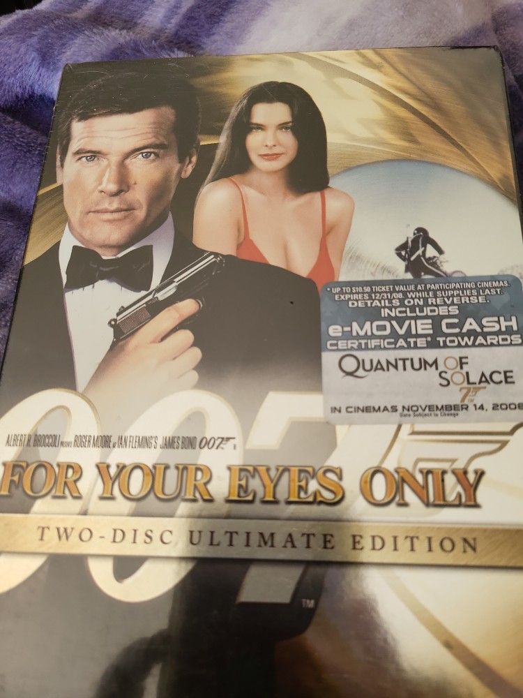 Dvd "FOR YOUR EYES ONLY"