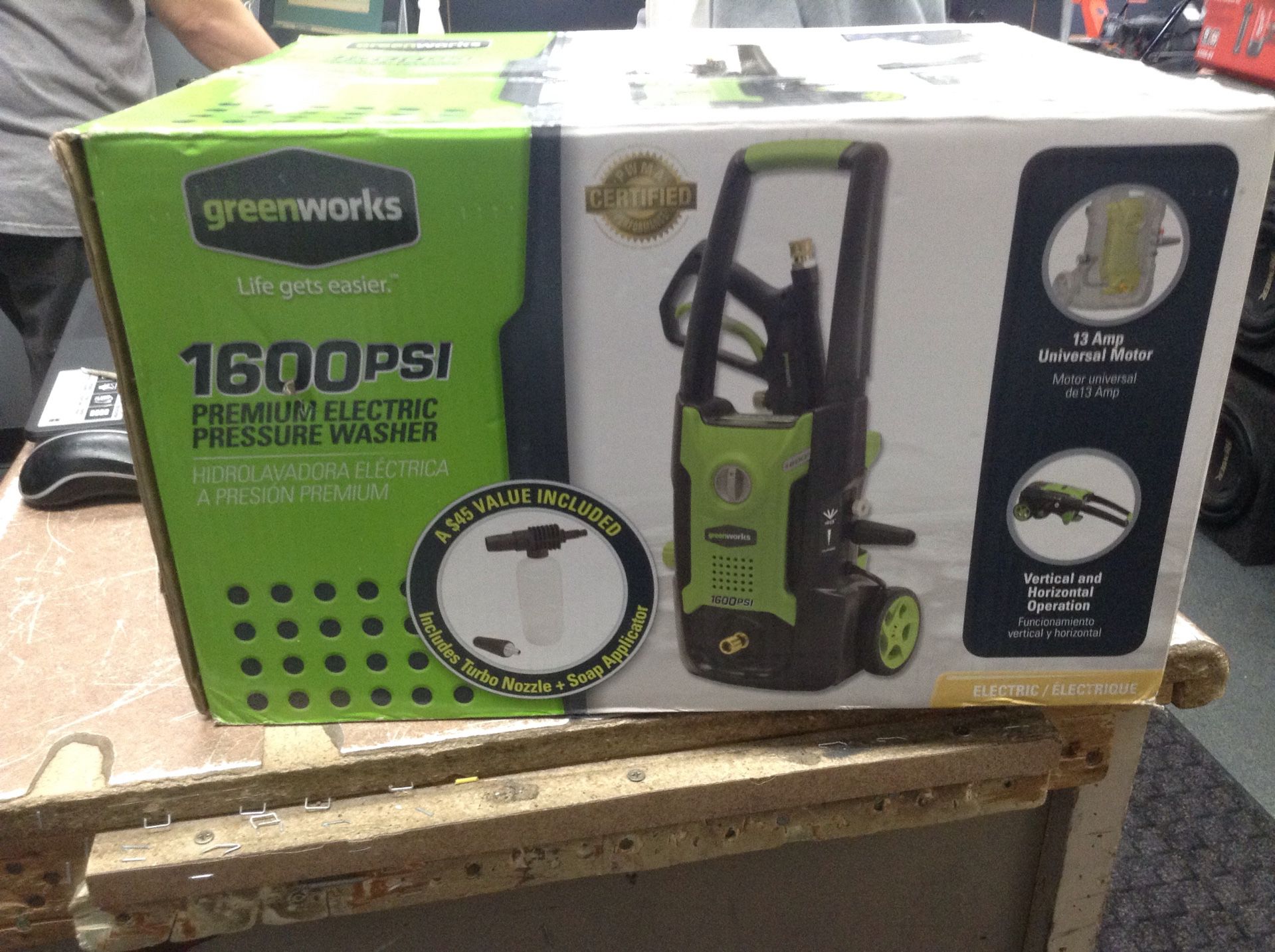 Green works pressure washer