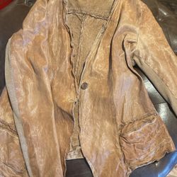 Ladies, leather jacket