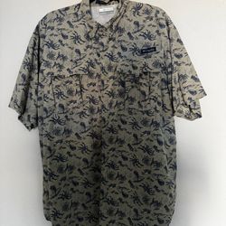 Columbia PFG Short Sleeve Button Up