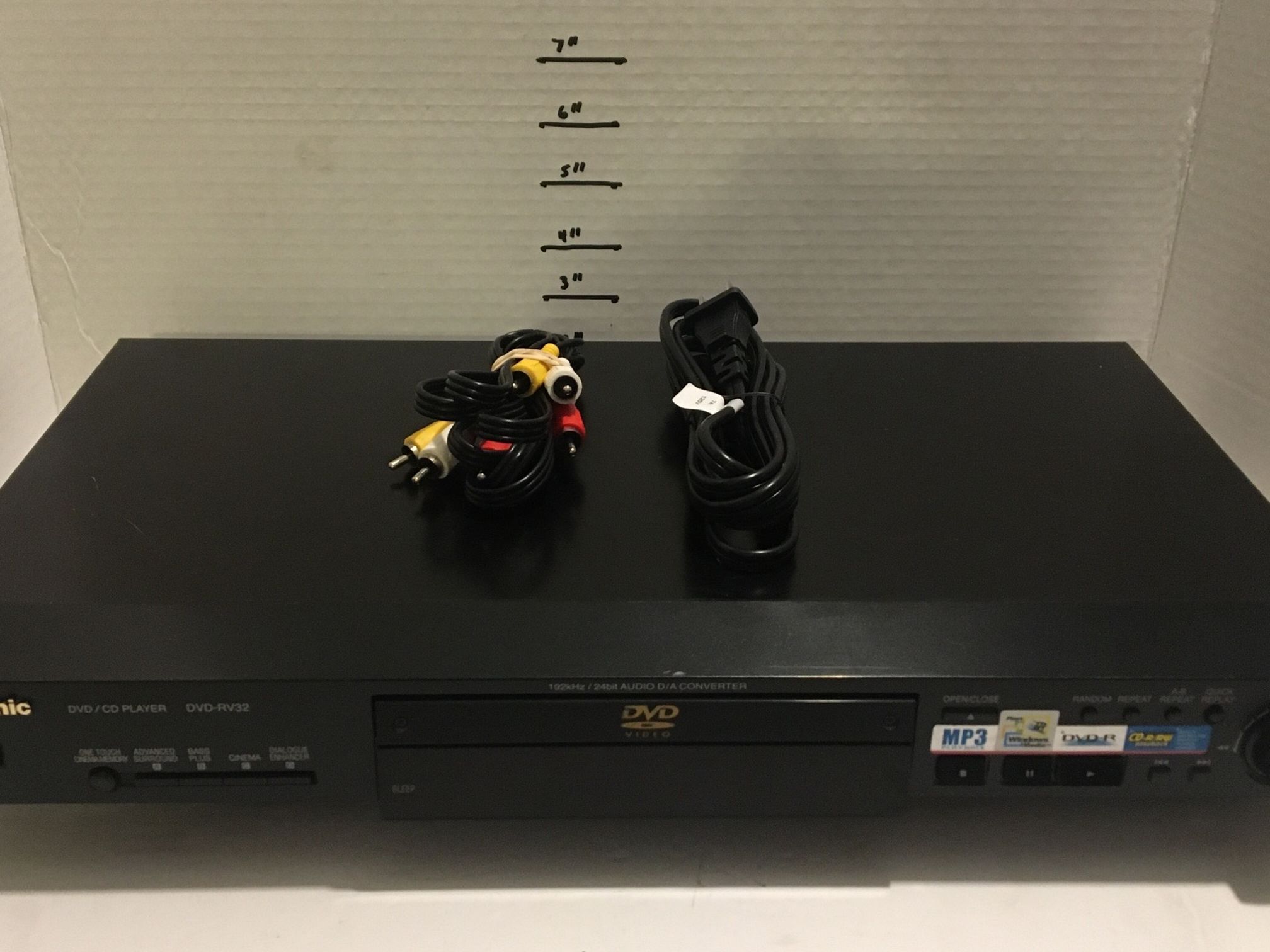 Panasonic DVD CD Player Model DVD-RV32