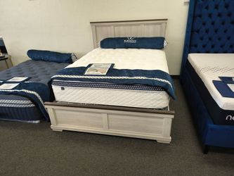 Farmhouse Queen Size Bed Frame