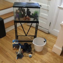 10 Gallon Fish Tank with Stand