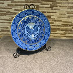 B&G Copenhagen Porcelain Bicentennial Plate