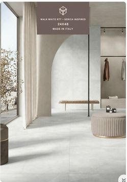 🧱 🇮🇹 🏚 Serica Bone 24x48 Matt Made In Italy 🇮🇹