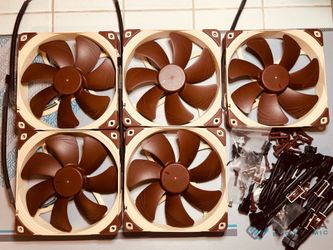 5x Noctua NF-A14 PWM Premium Quiet Fan 4-Pin 140mm
