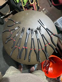9 pc Mac tools plier set