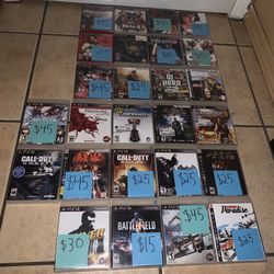 PlayStation 3 Video Game PS3 Huge Mega Collection Available For Purchase