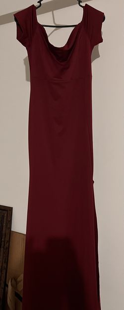 Burgundy Bridesmaid/prom Dress