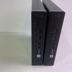 Lot Of 2HP ProDesk 600 G1 DM Mini Desktop PC Core i3-4160T | 8GB RAM | 120GB SSD ,no power adapter included , new fresh window installed ready to use 