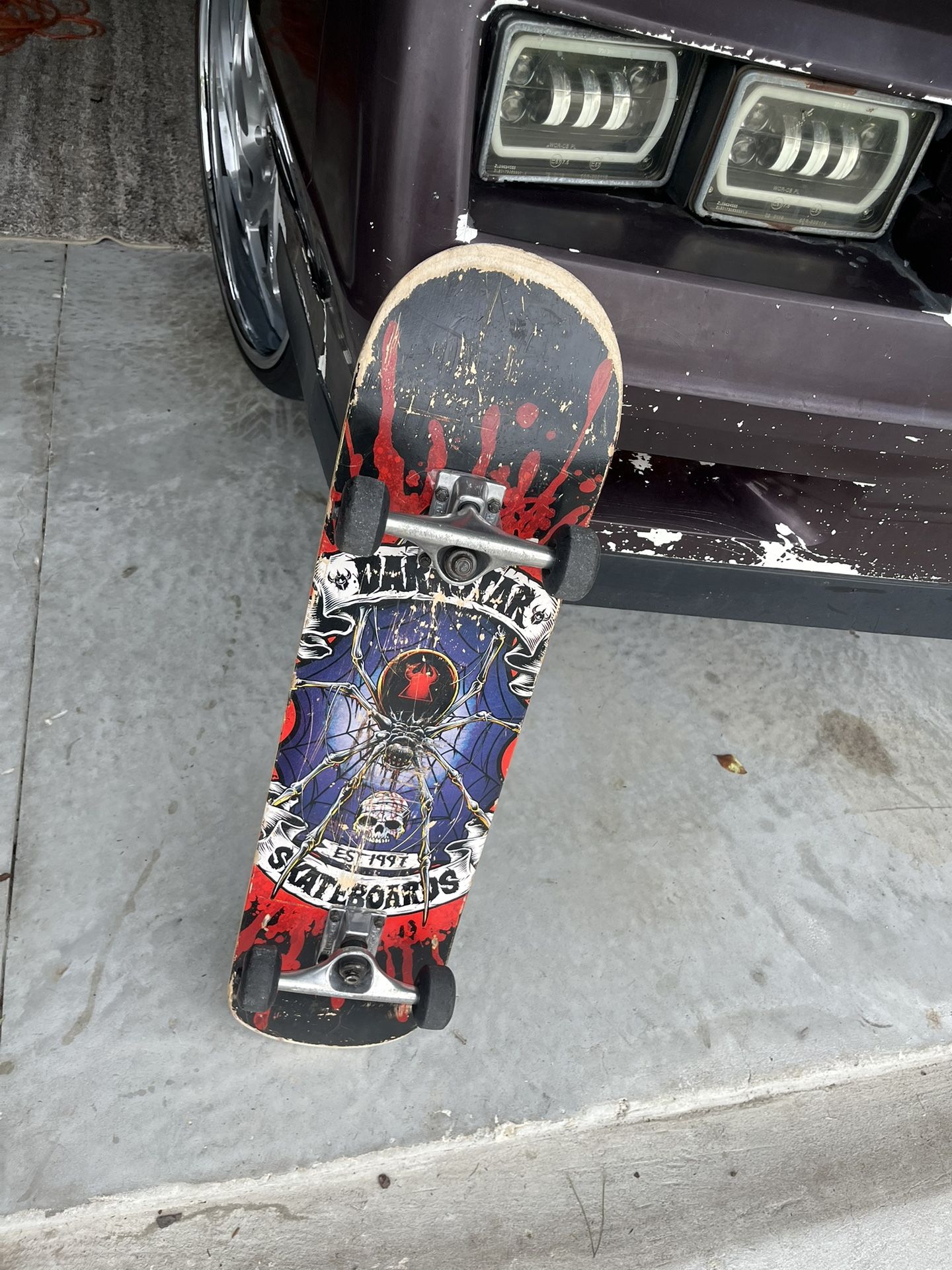 Luxury Skull Skate Board 