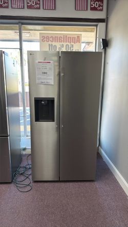 Refrigerator Side By Side Stainless Steel New 1 Year Warranty 