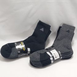 adidas Men's High Quarter Sock 4-Pack $10 Each