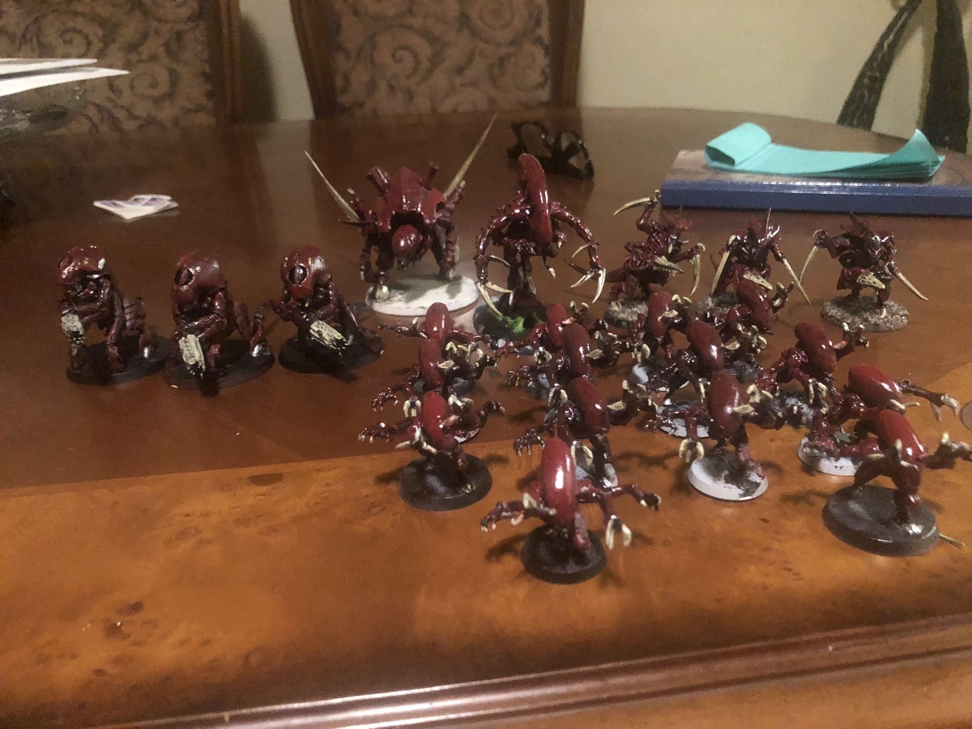 Warhammer Tyranid Army (Red Xenomorph)