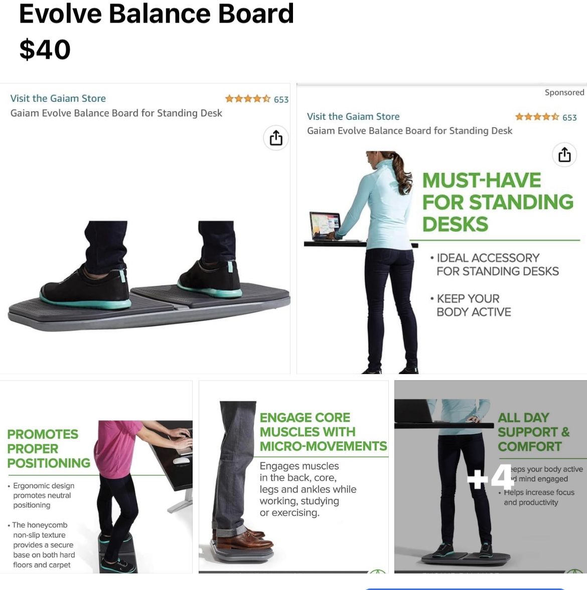 Evolve Balance Board - Gaiam