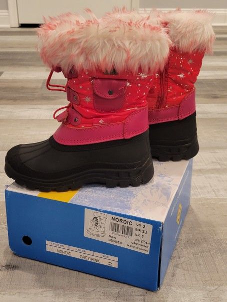 Dream Pairs Snow Boots, Size 2