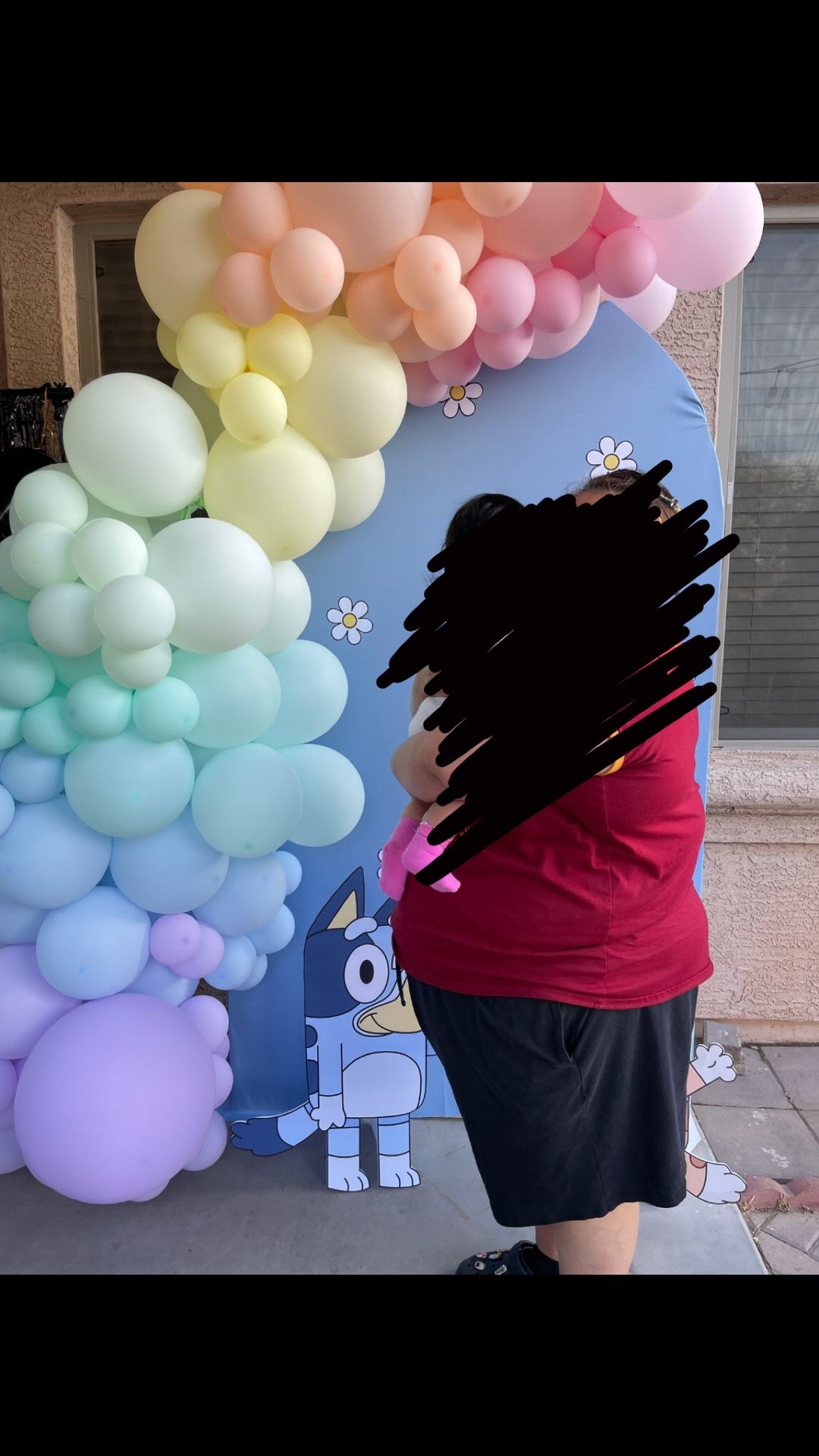 Pastel Rainbow Balloon Arch