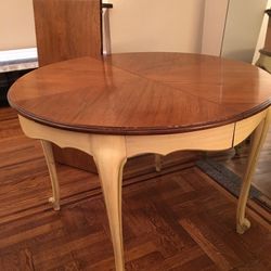 Antique French Provincial Dining Table with Extension
