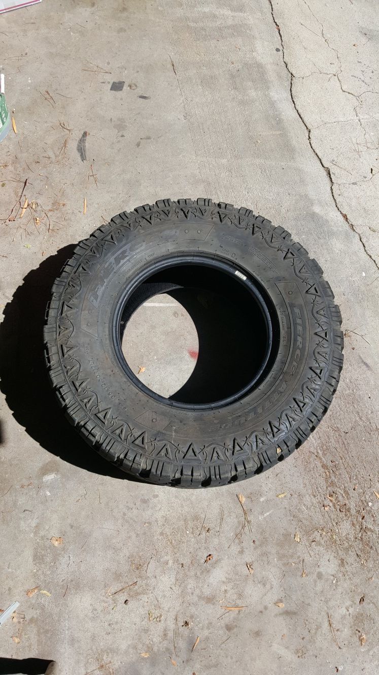 Goodyear wrangler fierce attitude mt 35/. 35 inch mud all terrain  tire for Sale in Los Angeles, CA - OfferUp
