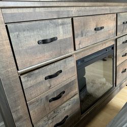 Dresser With Fireplace