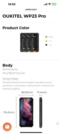  NEW OUKITEL WP23 Pro SET