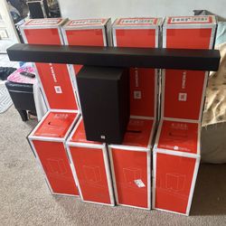 JBL CINEMA SB595 3.1.2ch • DOLBY ATMOS SOUNDBAR SYSTEM • 590W Peak Power • Wireless Subwoofer • Bluetooth  • Home Theater