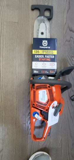 Husqvarna chainsaw 16" 135 38cc Brand New Unopened