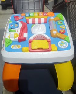 Colorful Interactive Activity Table for Toddlers