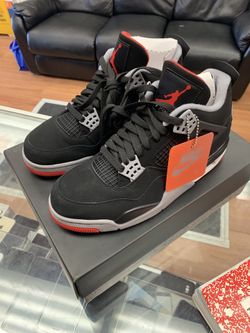 Air Jordan retro 4 bred cement size 8 new in box