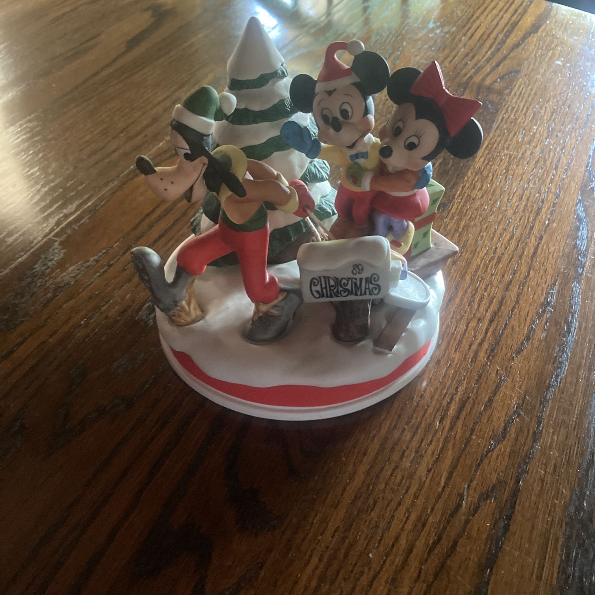Disney Christmas Figurine 1989