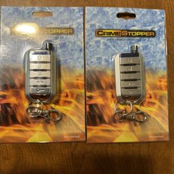 PAIR of Crimestopper Replacement Remote Transmitters - EZ-34, RS-900, RS1304