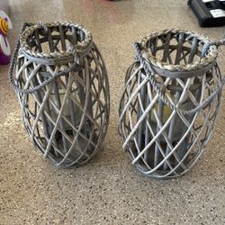 Two (2) Candle Holders