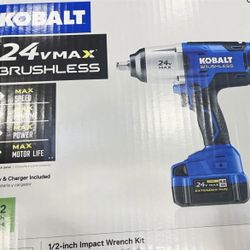 Kobalt 1/2 impact With Charger And Battery