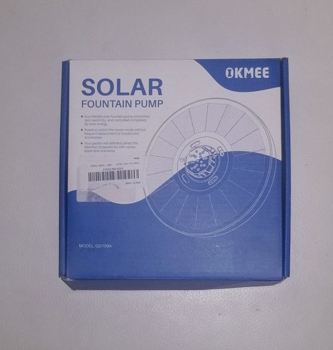 Brand New Solar Water Fountain! 