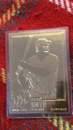 Babe Ruth baseball card