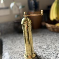 Alexander Brass Salt Mill