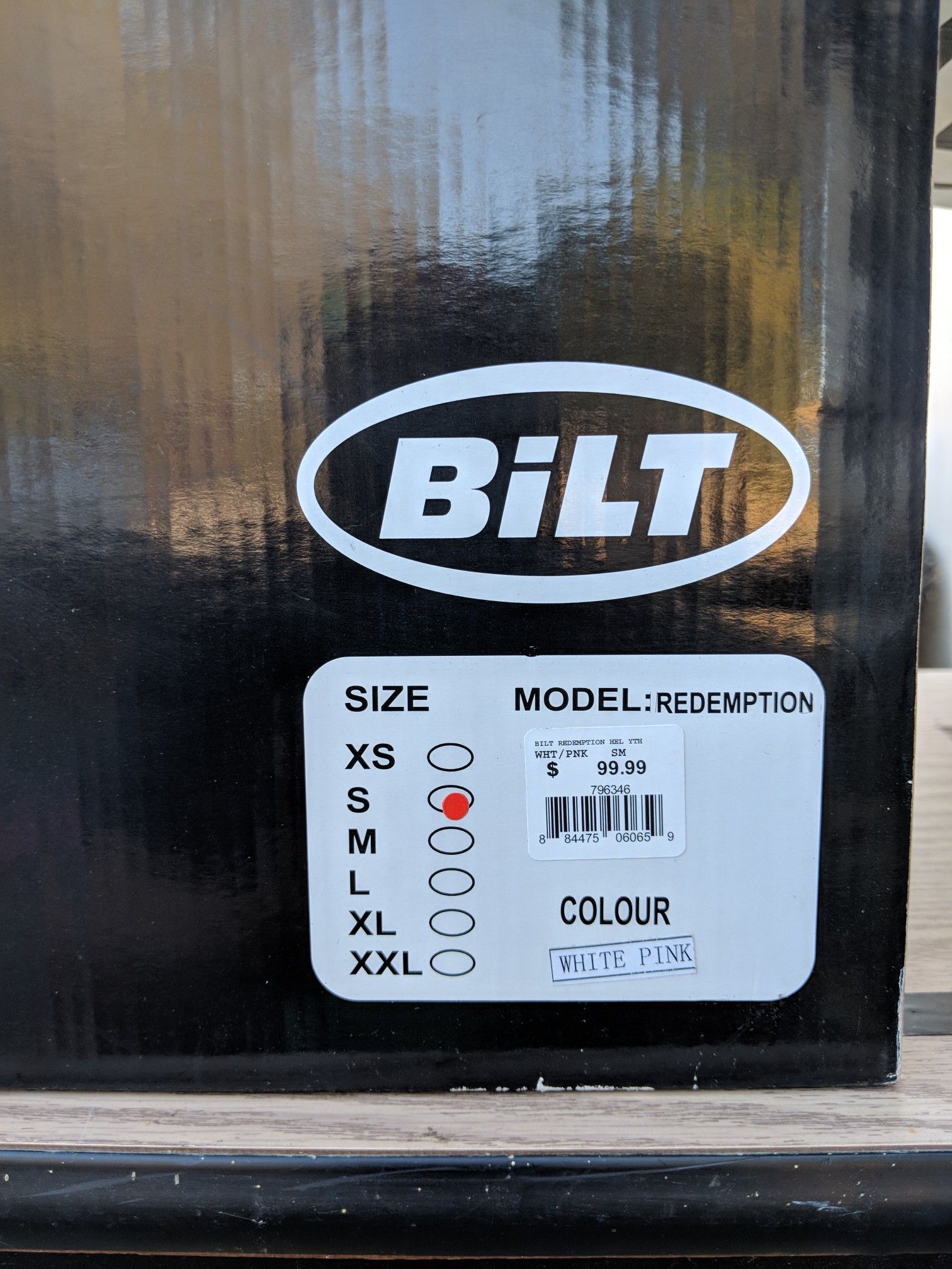 Motocross helmet for girl brand new still on the box never wear