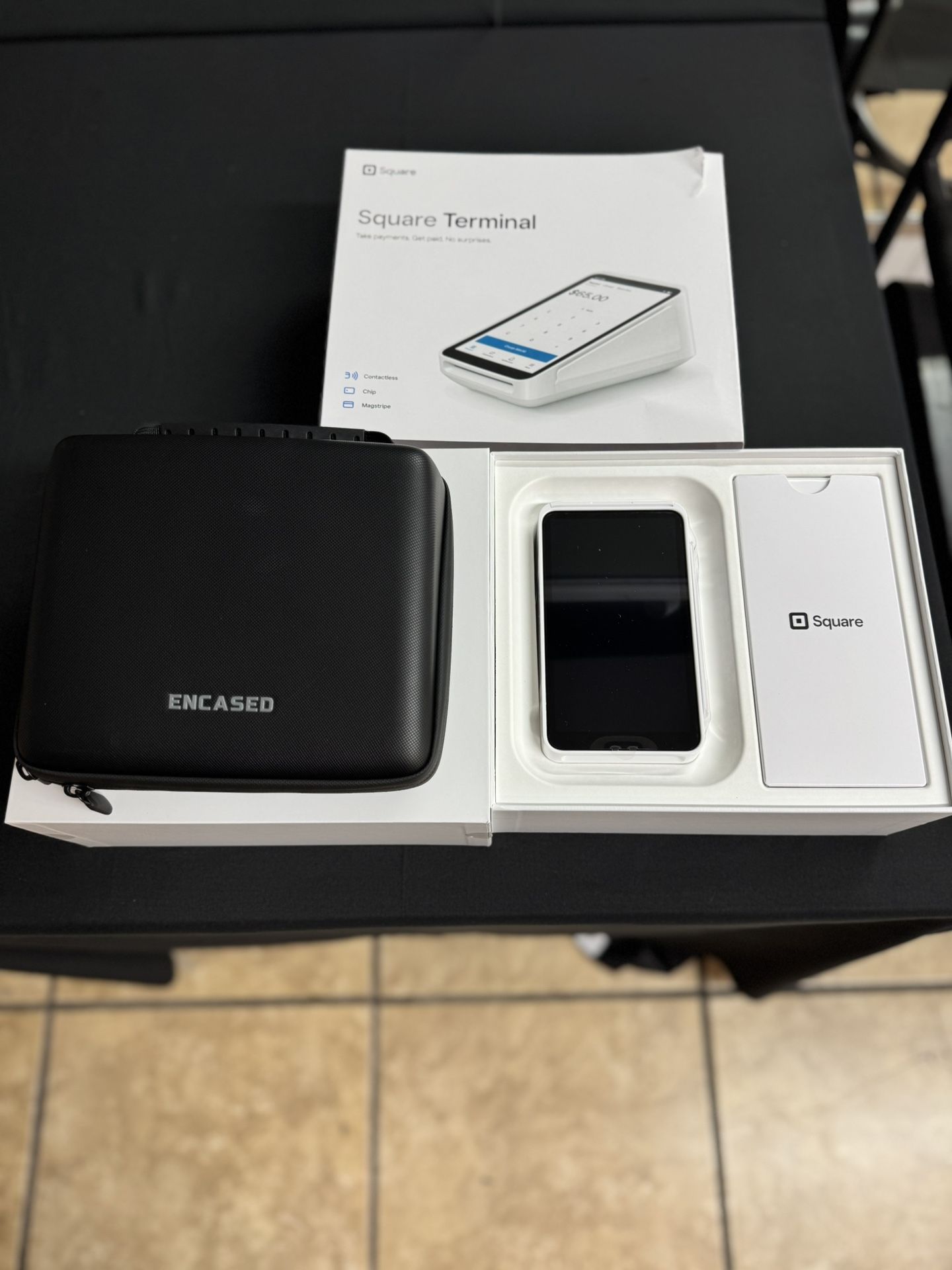 Square Terminal With Travel Case Brand New